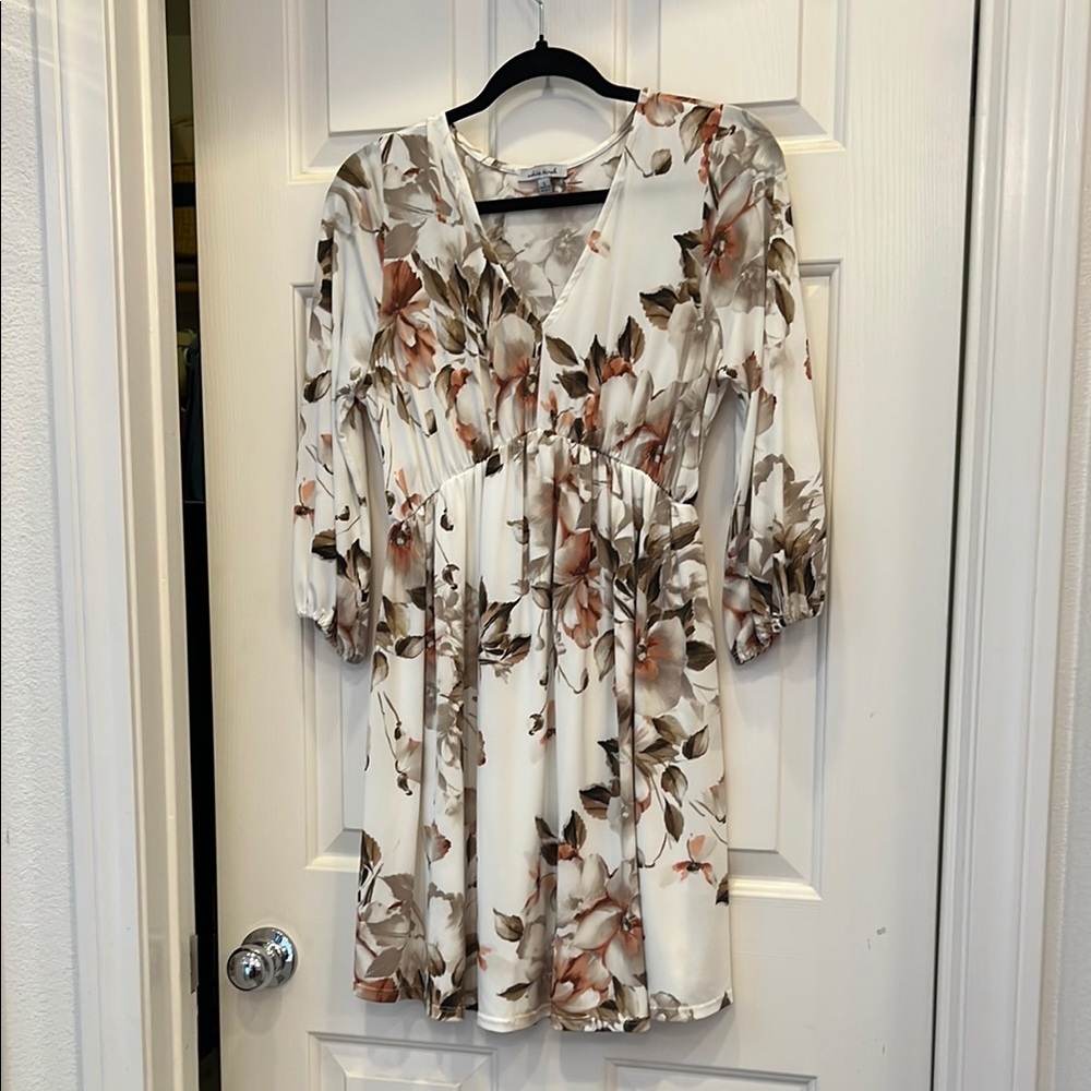 Floral V-Neck Dress